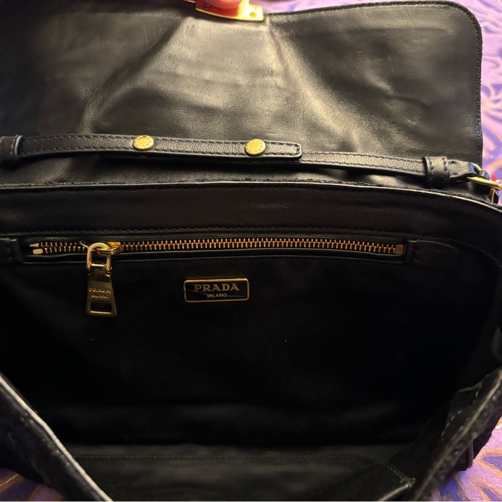 Beautiful Prada bag, used only twice. Can be crossbody, shoulder, clutch.
